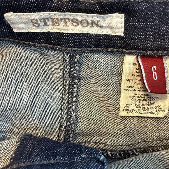Stetson Women's Denim Blue Jean Mini Skirt Size 6 NEW - Picture 5 of 6